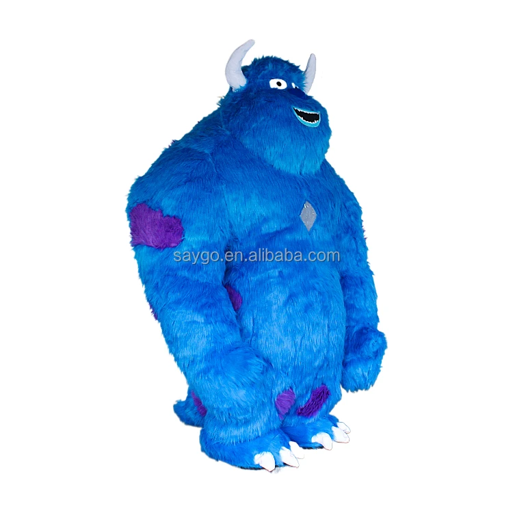 Commercial Unisex Green Monster Costume Inflatable Monster Inc Costume Large Giant Monster Suits for Party Dressing Performance