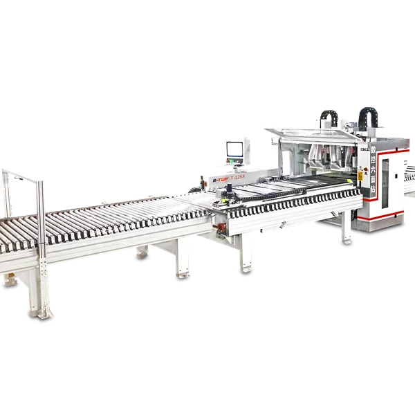 T-126X 2 комплекта буровая установка cnc древесины для высверливания и гравировальный станок с погрузки и выгрузки таблицы