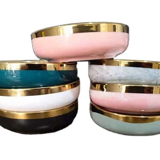 Cross-border 2021 porcelain plate high quality ceramic plates Chinese dish bowl plate