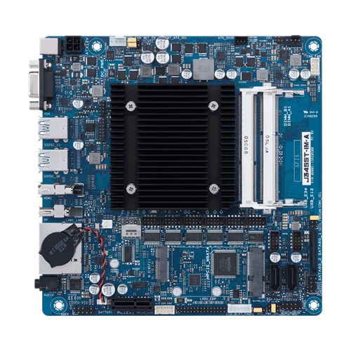 J3455T-IM-A Industrial Motherboard Thin Mini ITX Brand New 3 Display Quad-Core J3455/N3350/ N4200 SoC Brand New Low-power DDR3L