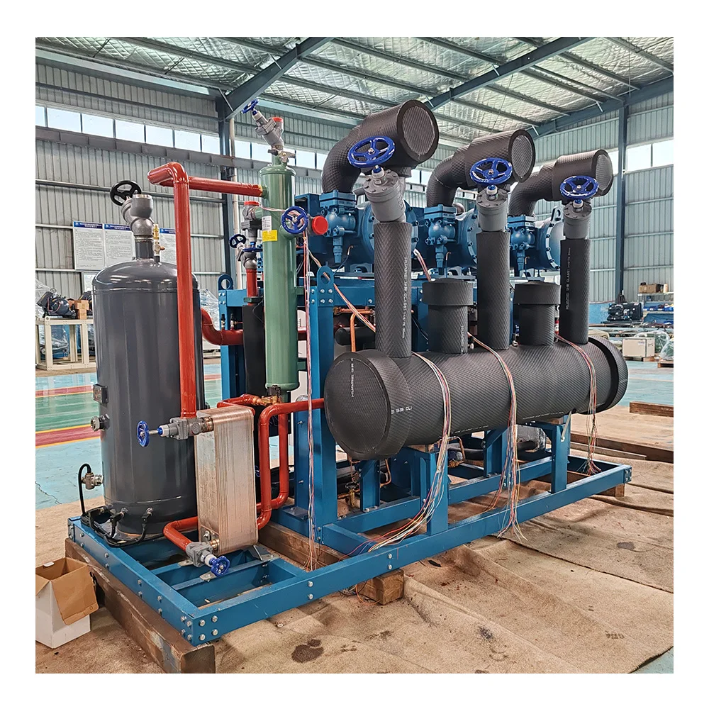 Walk In Freezer Refrigeration Low Temperature Scroll  Compressor Air Cooled Condensing Unit For Cold Room Storage