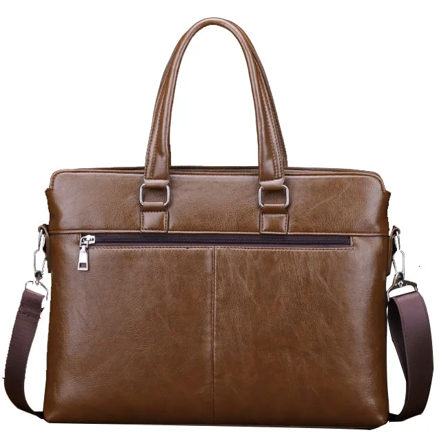 PU leather briefcase portfolio for men