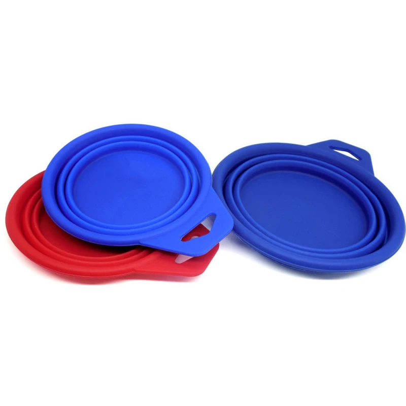 Высококачественная миска для домашних животных, роскошная Складная Силиконовая кормушка для здорового питания, для собак и кошек