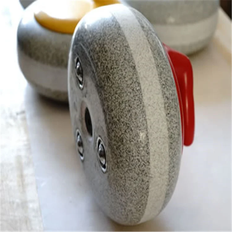 Wholesale Mobile Artificial Ice Rink Curling Game Board For Entertainment Use With Curling Stones For Club Curling Game