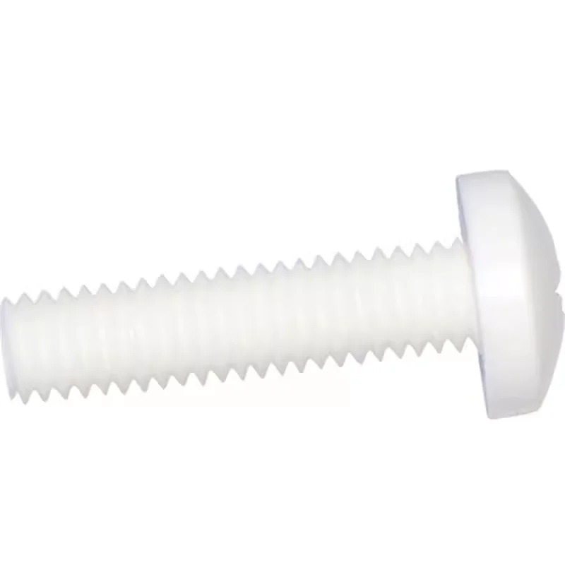 Plastic Cross Recessed Pan Head Polypropylene PP Screw Plastic bolt plastic screw and nut
