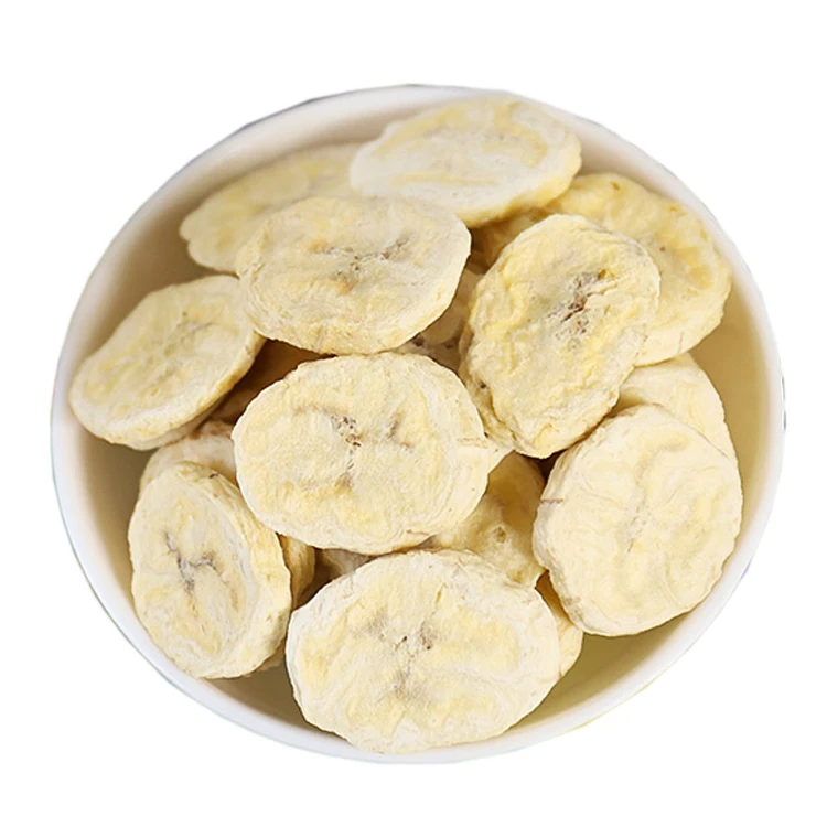 China Wholesale Market Best Tasting Freeze Dried Food Crisp Banana Sliced