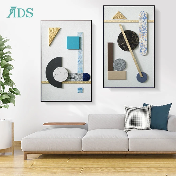 Hot sale interior living room wall decor home modern 3d artwork