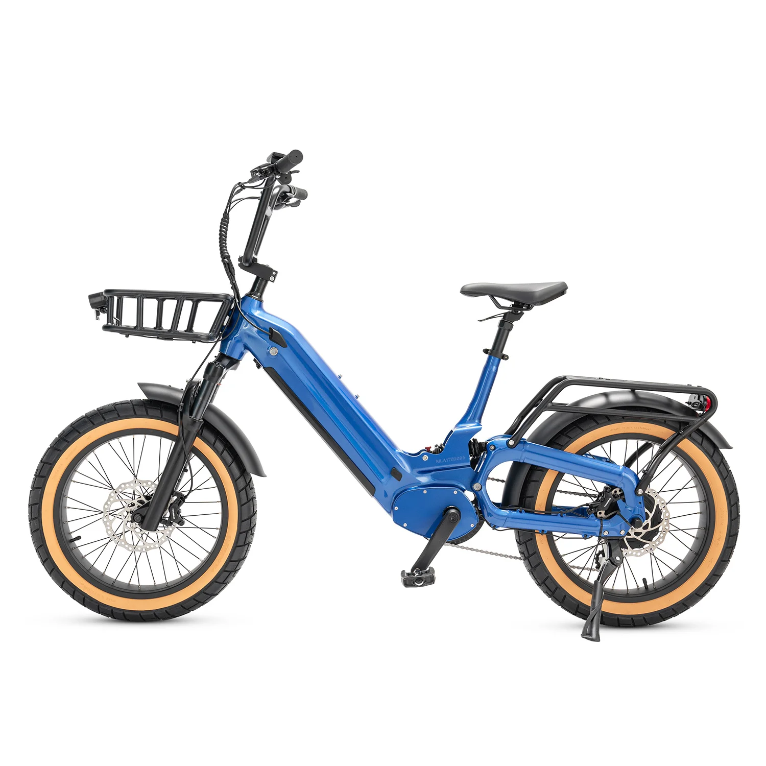 City Ebike fat tire 750w Electric Bicycle with front&rear basket
