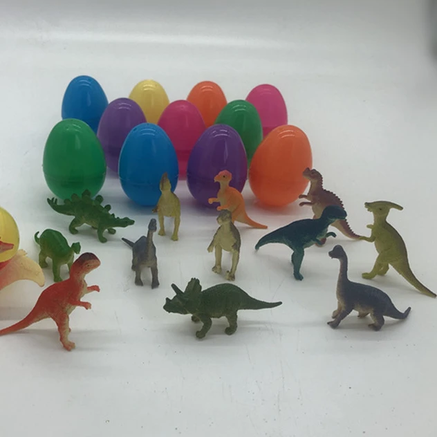 best sale factory selling plastic easter egg dinosaur Filled Easter Eggs for children