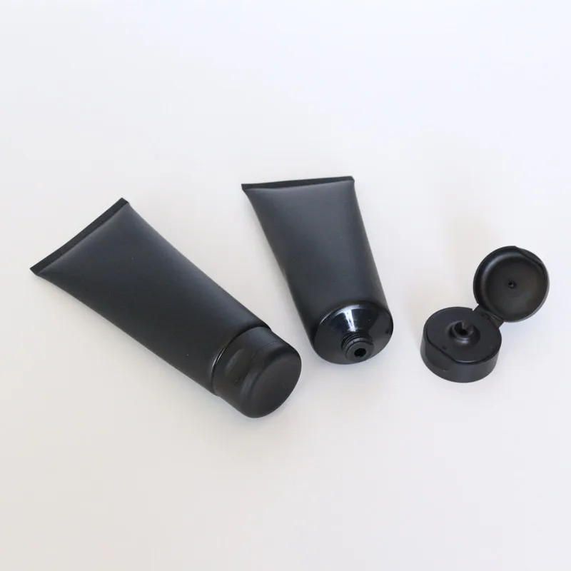 30g 50g 100g 120g White Plastic Squeeze Tube 50ml 100ml Hand Cream Packaging Soft Tubes With Flip Cap