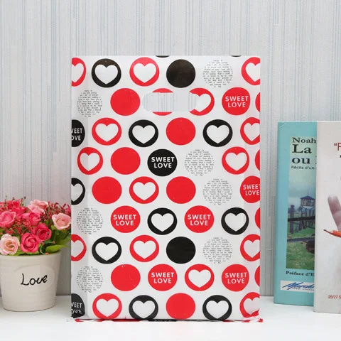 Factory wholesale in stock thickened plastic shopping bags packaging bags