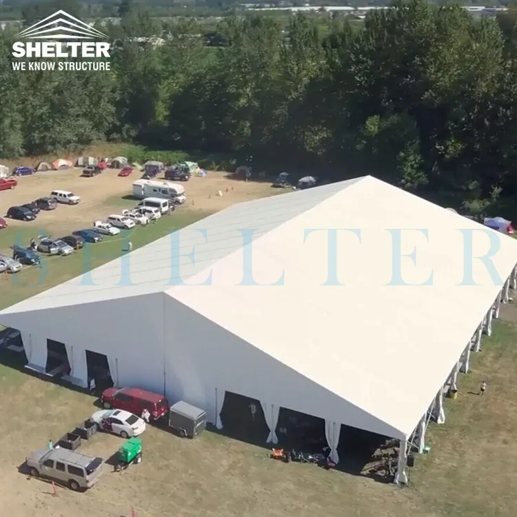 Tent for Events 20 x 20 40 x 60 40x80 Wholesale Big Larger Canopy Outdoor Reception Church Warehouse Wedding Party Marquee Tent