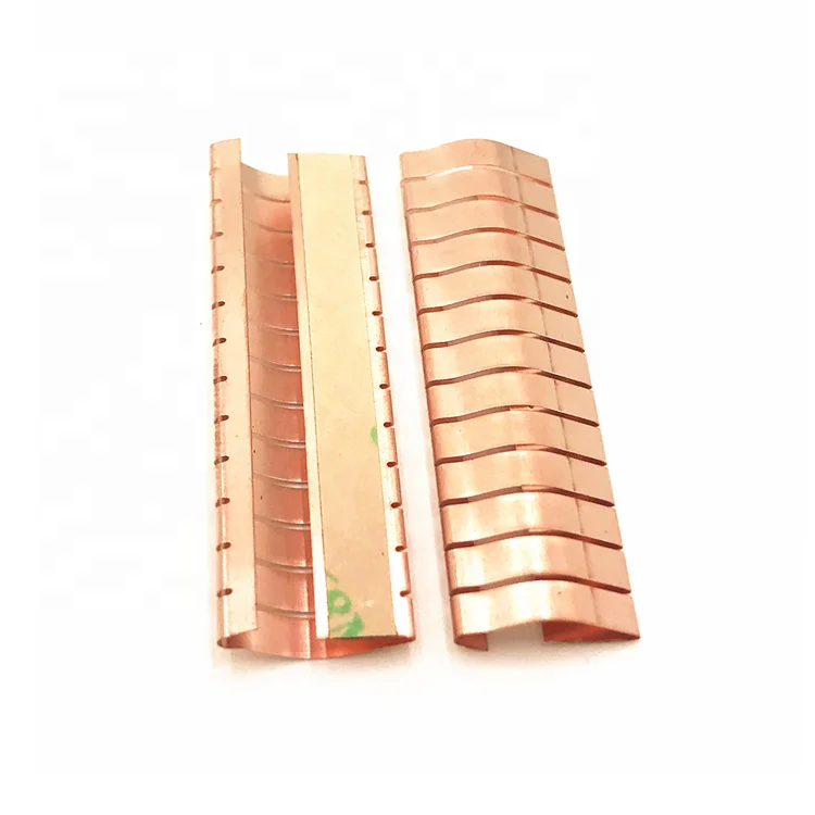High quality custom shape EMI shielding beryllium copper springs finger stock