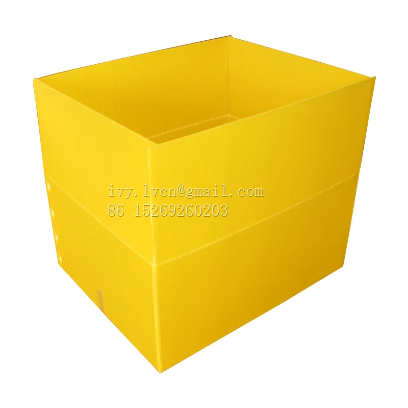 High Quality Lightweight and Strong Polypropylene Plastic Folding Storage Boxes