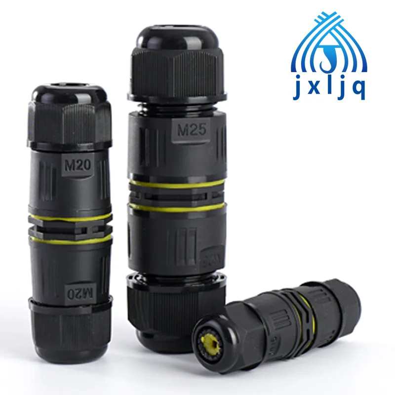 M20 High Quality PA66 Materials 3Pin 4Pin Plug T type Quick Waterproof Wire Connector