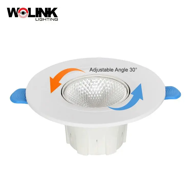 Fluctuation proof energy saving indoor hotel detachable adjustable moveable angle 5watt led down light COB