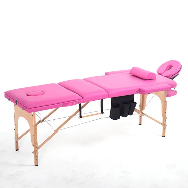 Cheap folding massage table leather portable massage table