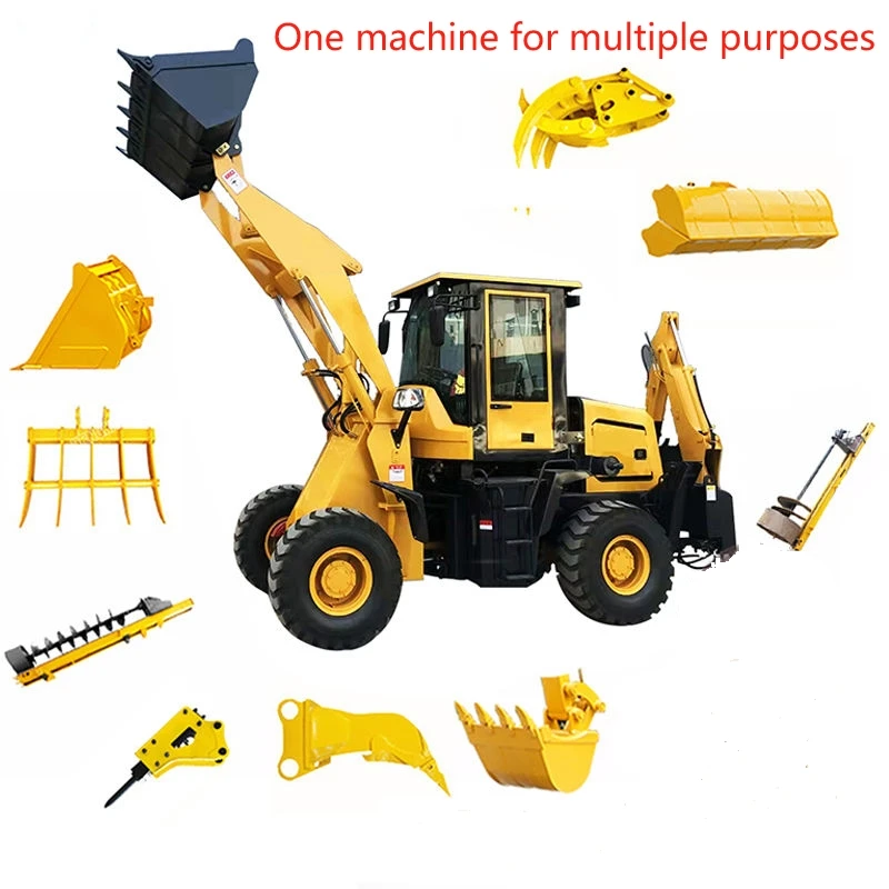 Snow Removal slip Loader HY200 20Hp Mini Skid Steer With 0.15Cbm Bucket Capacity