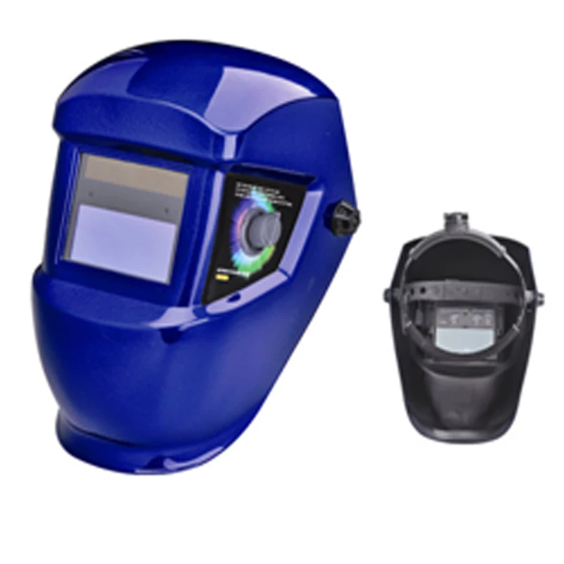 Blue Web Solar Power Auto Darken Welding Helmet