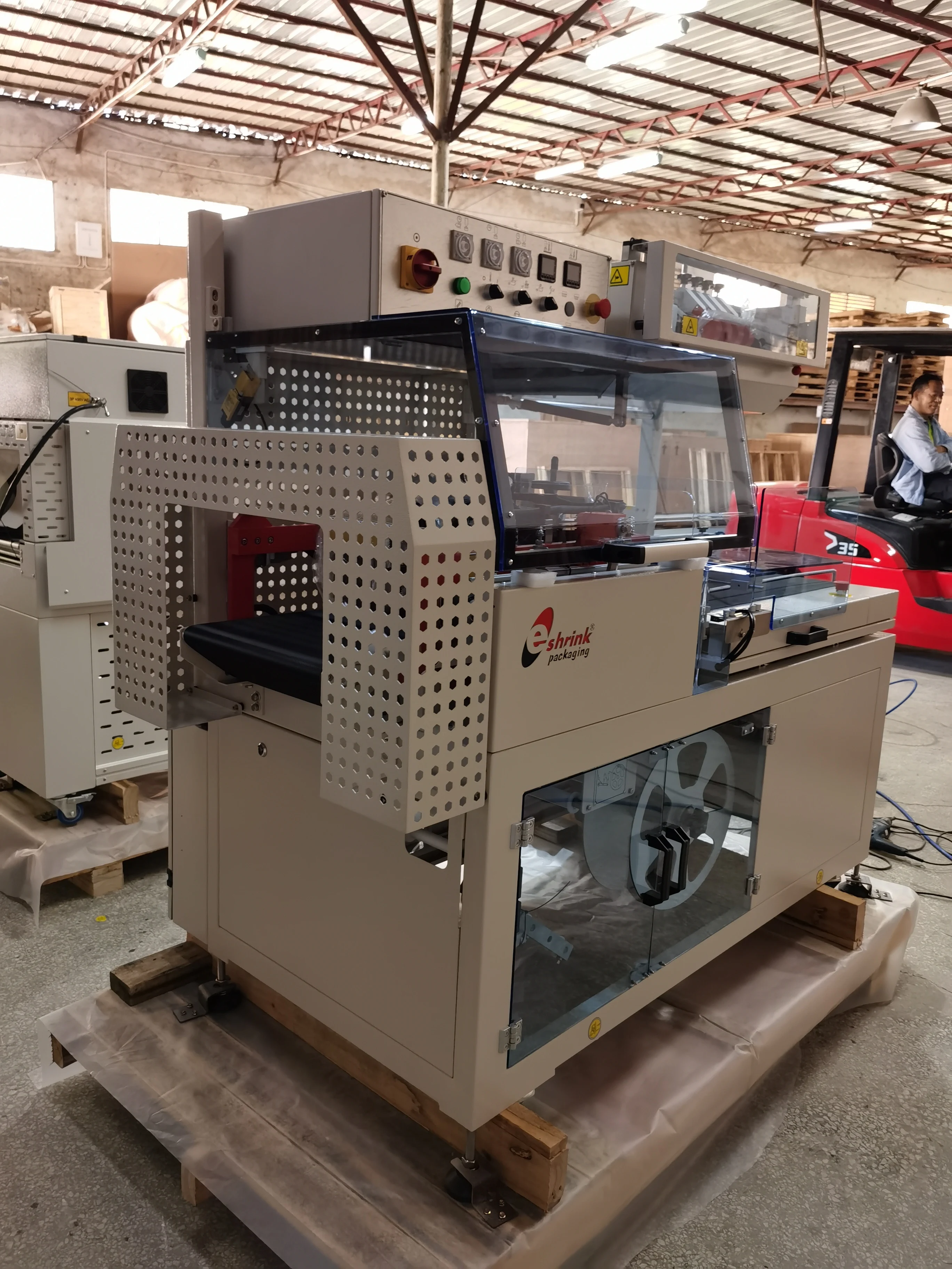 chinese factory Automatic LB-728/LB-729 Shrink Tunnel L Sealer Heat Shrink Packing Machine