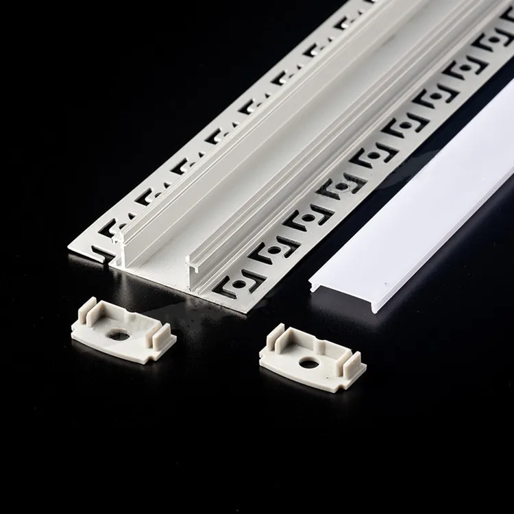 Linear light LED profiles for gypsum wall drywall recessed mount aluminum profile for ceiling lights