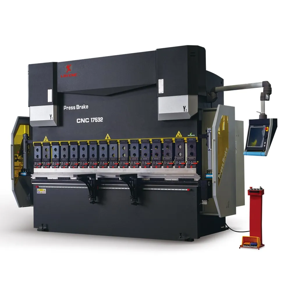 Energy Efficient Delem DA69T Servo Press brake. 3200mm x 135Ton  CNC Table Crowning