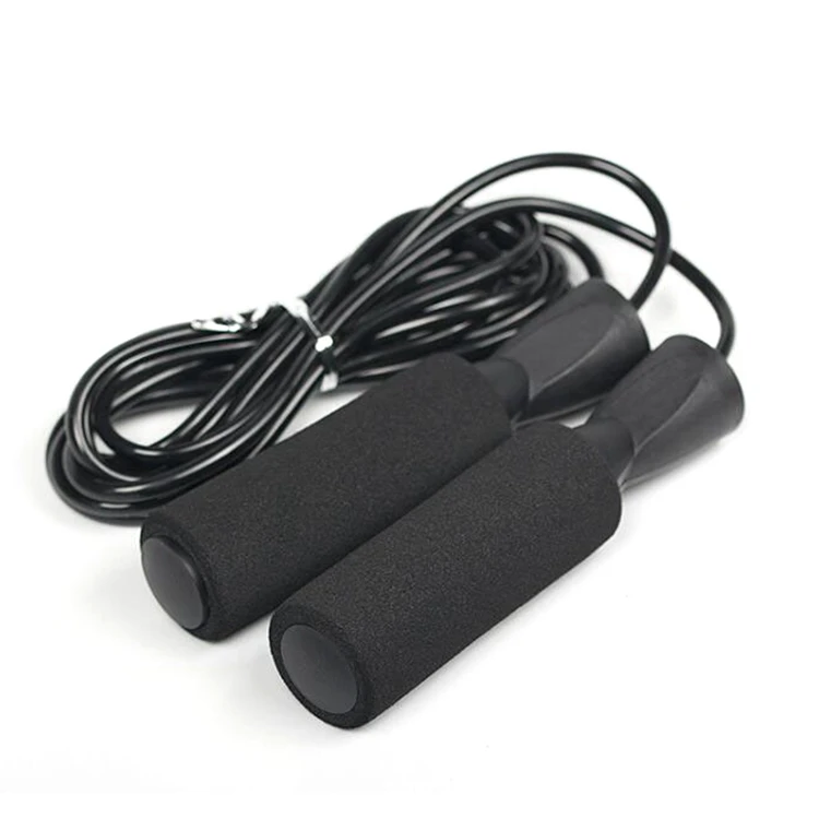 Home fitness Durable Long Handle Skipping Rope With Logo