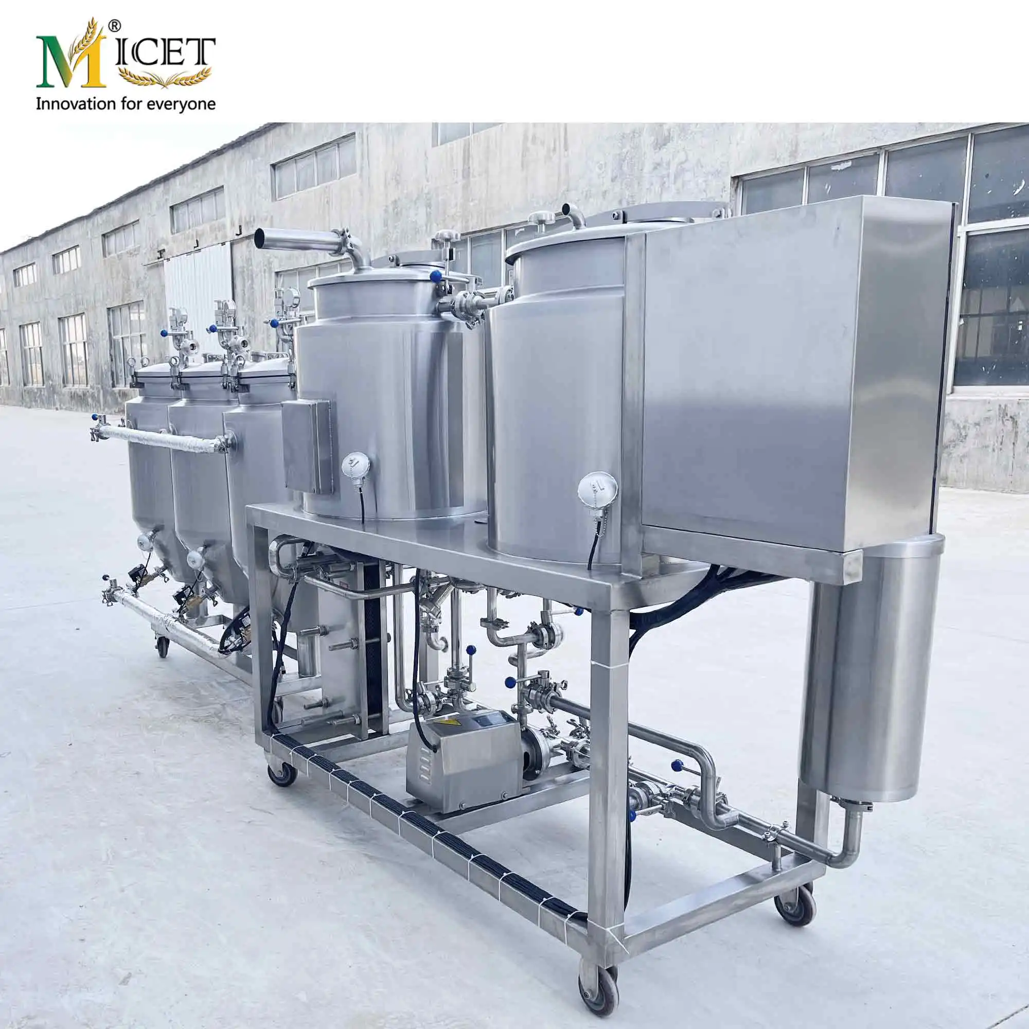 Stainless steel 304 Conical Fermentor 50L Tank Fermenter with Chiller for home brewing