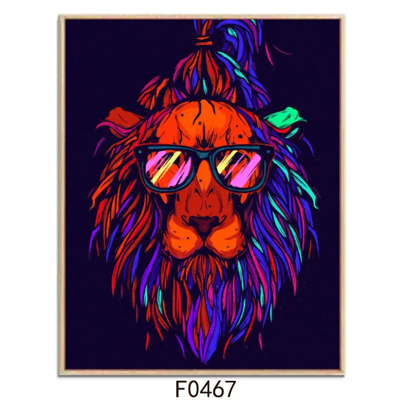 
Home Decoration Handmade Art Oil Hand painted paint by numbers Home Decor Frameless 