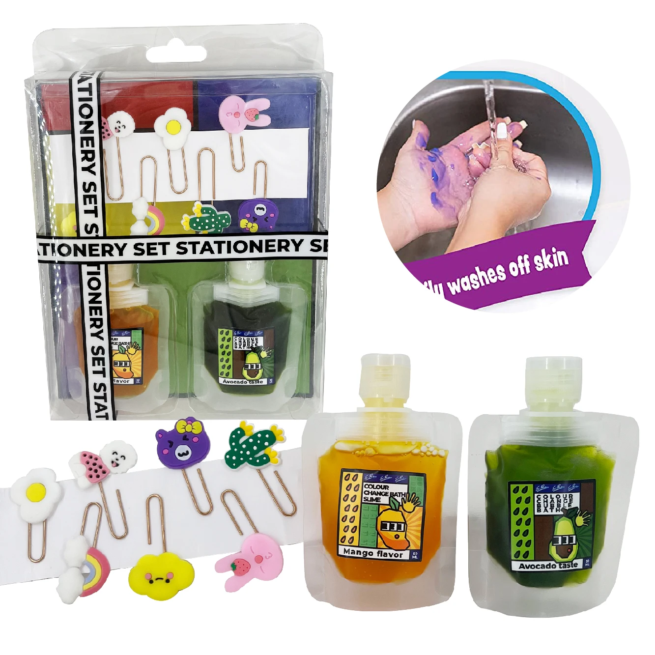 BBC Bath Slime Magnetic Clay Bath Lavender Shower Gel