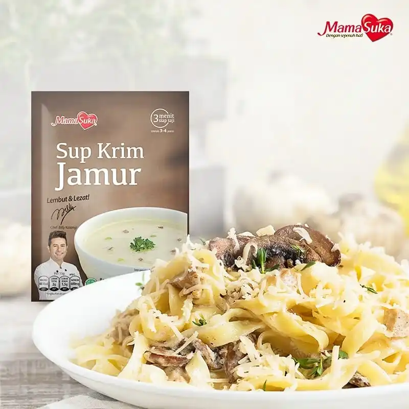 
Instant cream soup powder Corn, Chicken, Mushroom 