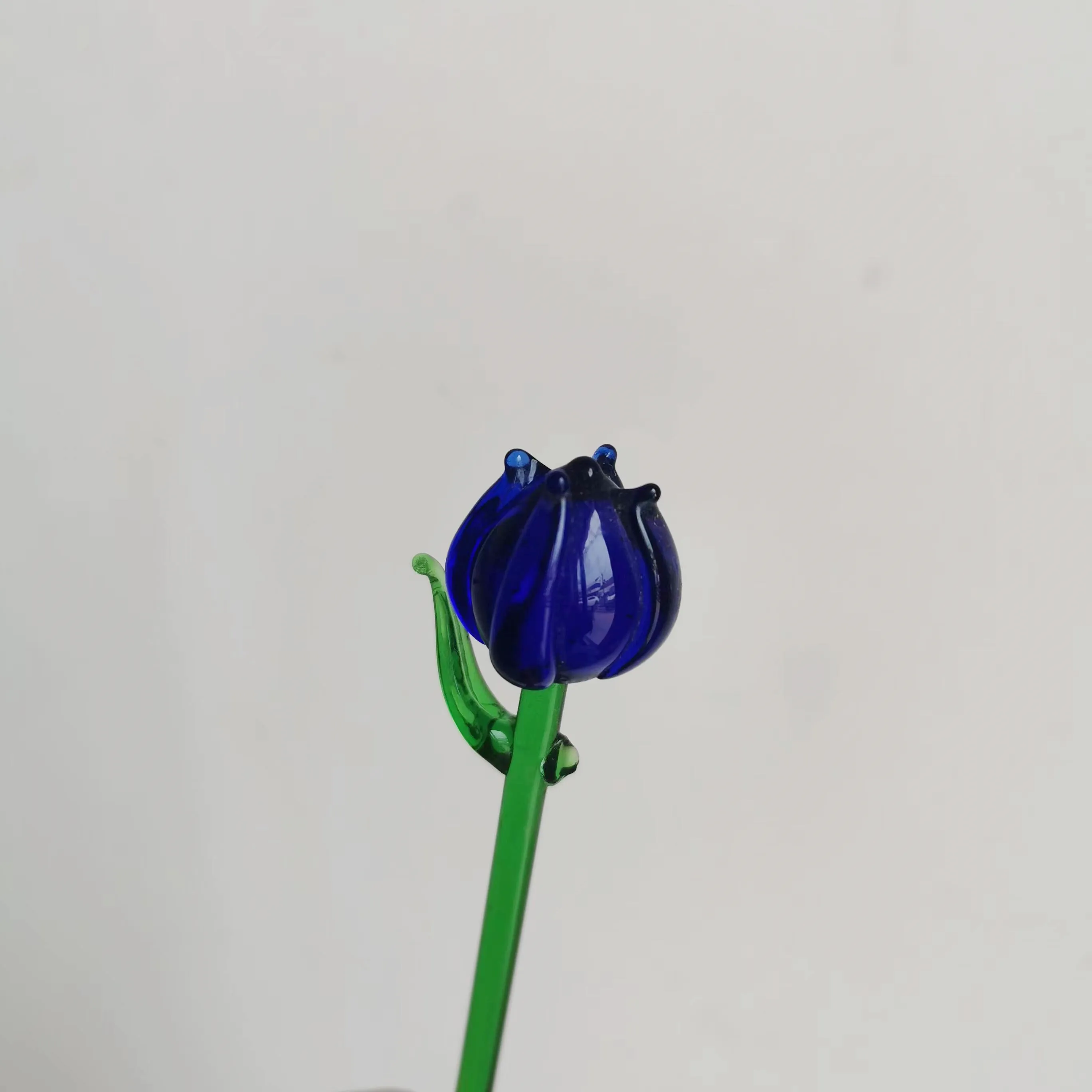 Handmade long stem murano glass flower artificial flower decoration