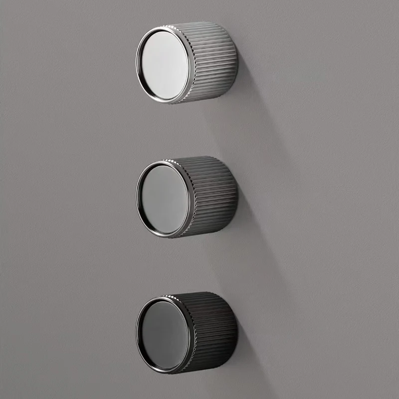 Modern Black Wooden Door Handle Lock Magnetic Force Low MOQ Europe Market Zinc Luxury Level Door Handle