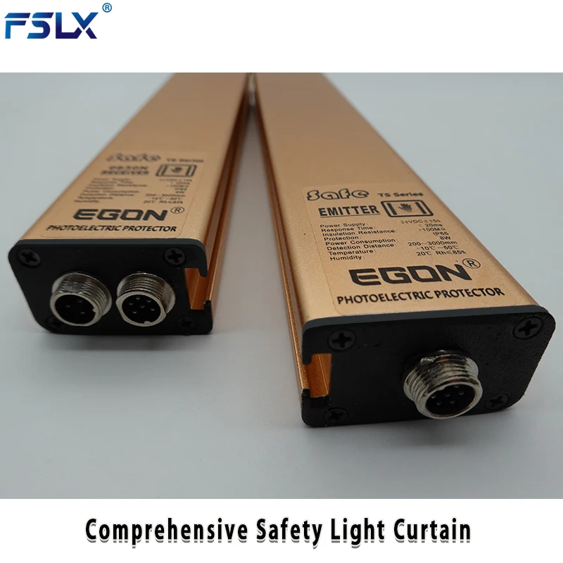 FSLX Safety Light Curtain Human Safety Protection Light Sensor Modulated Infrared Light Curtain Sensor Photoelectric Sensor