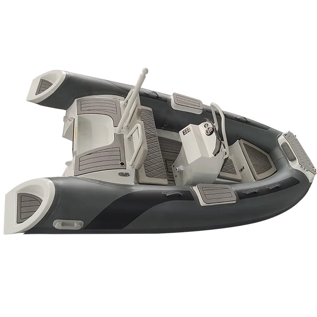 CE RHIB High Speed Folding Rib 380 Deep-v Aluminum Rigid Hull Inflatable Fishing Rowing Rib Boat for Sale