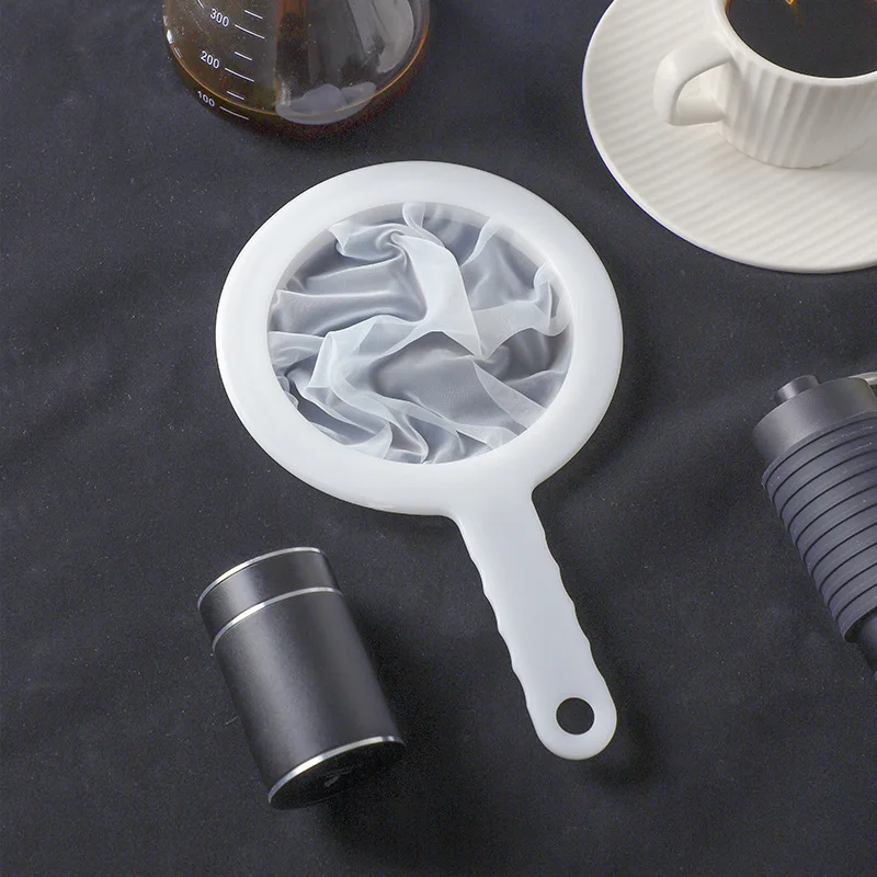 Mesh Soybean Milk Filter Residue Juice Filter Reusable Super Fine Colander Sieve Household Kitchen Tool
