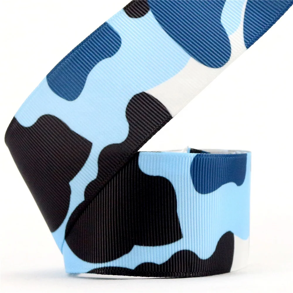 Wholesale 3 Inch 75mm Custom Popular Gift Thermal Transfer Grosgrain Ribbon