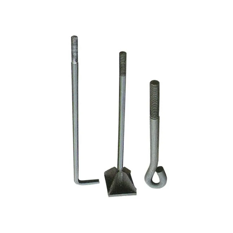 High Tensile Stainless Steel Forged Galvanized Hook Anchor Foundation Anchor Bolt