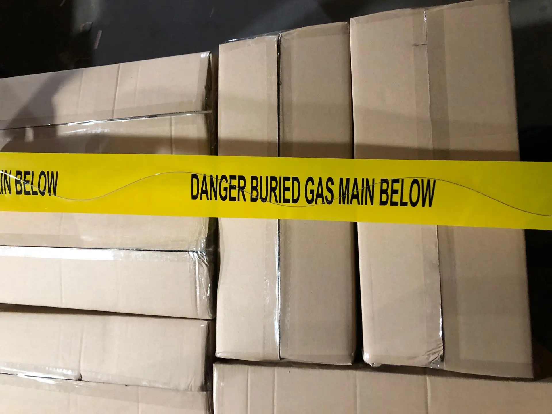 underground detectable warning tape stainless steel wire marker tracer magnetic