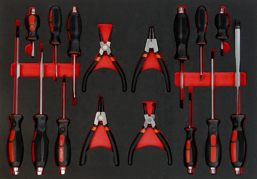 SRUNV 169PCS 6Drawers trolley set tool cabinet tool cabinet trolley box with tools workshop key