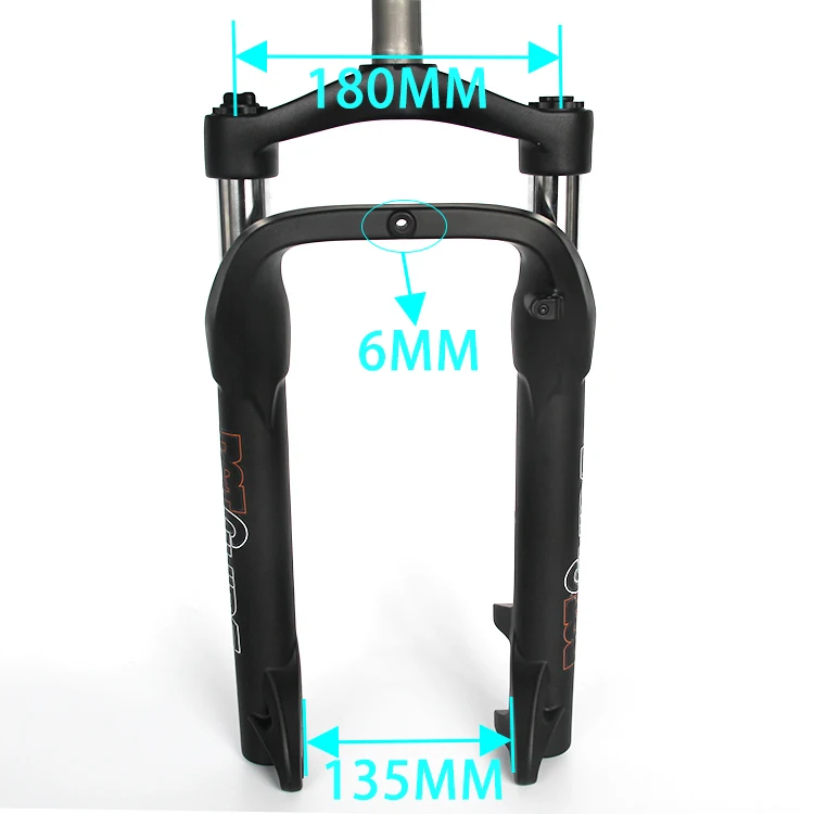 Bolany Folding Bike 20 Inch Suspension Fork Disc Brake BMX Kids Spring Forks Quick Release 9*100mm Bicycle Accessories