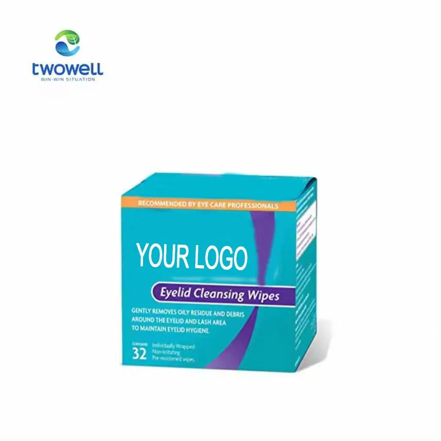 Индивидуально обернутые мягкие влажные салфетки для чистки век