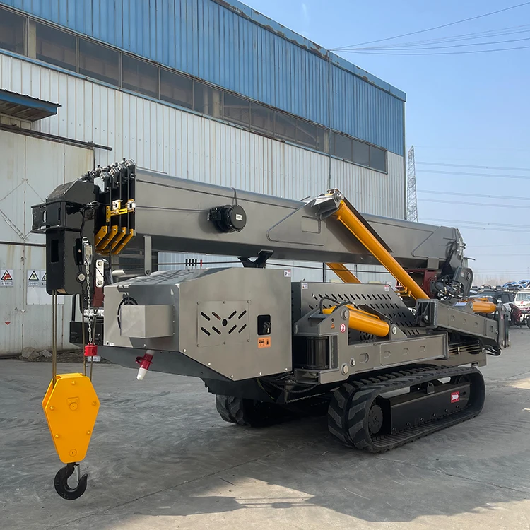 Tonlita Remote Control 12ton 10ton spider crane telescopic cranes mini crawler crane foldable lifting 8 ton 5 ton best price