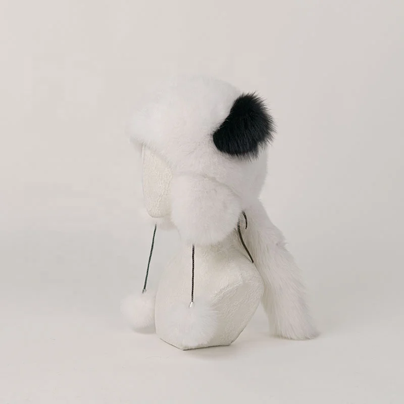 NAFA Custom Fashion Premium Handmade Winter Cute Lovely Warm Real Fox Fur Hat With Comfort