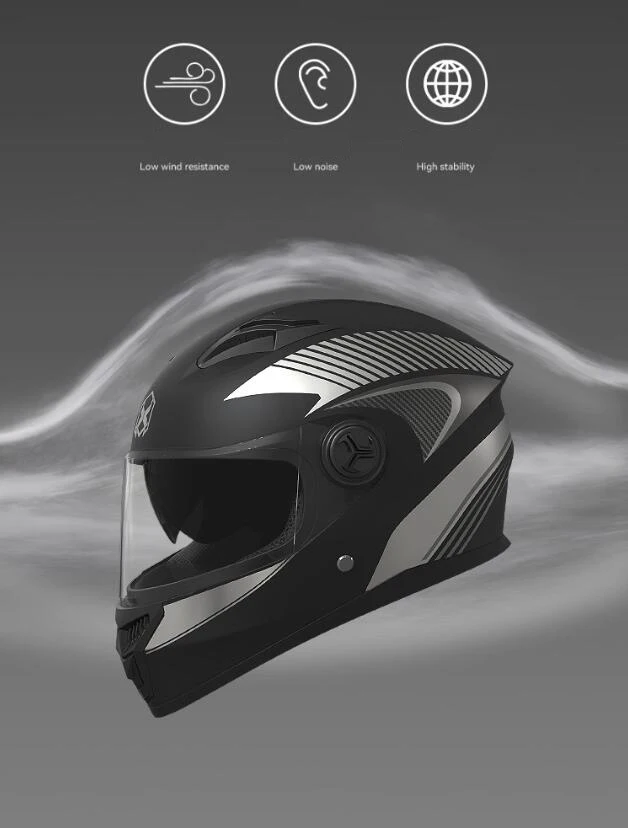 full face racing helmet winter warm and anti-fog full-cover motorcycle helmet motor bike helmet