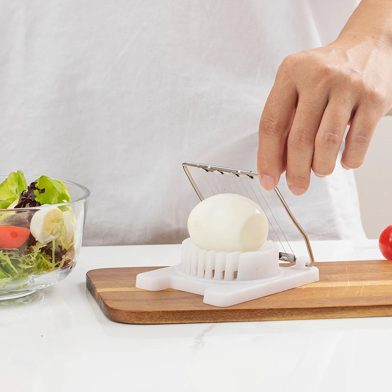 hot sale kitchen gadget egg  tool Egg Cutter Strawberry Slicer Stainless Steel Wire Egg Slicer for fruit