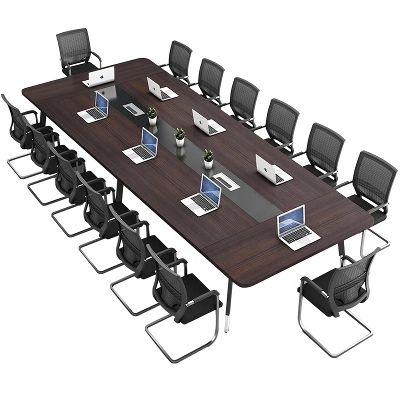 Фабричная оптовая продажа коммерческая офисная мебель стол для встреч переговоров 12 человек современный и стулья