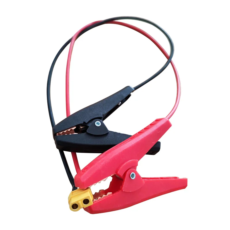 14AWG 50 см 100A RC зажим типа «крокодил» к XT60 разъем кабеля Q6 D6 полевой зарядный кабель автомобильный зажим для аккумулятора крокодиловый зажим