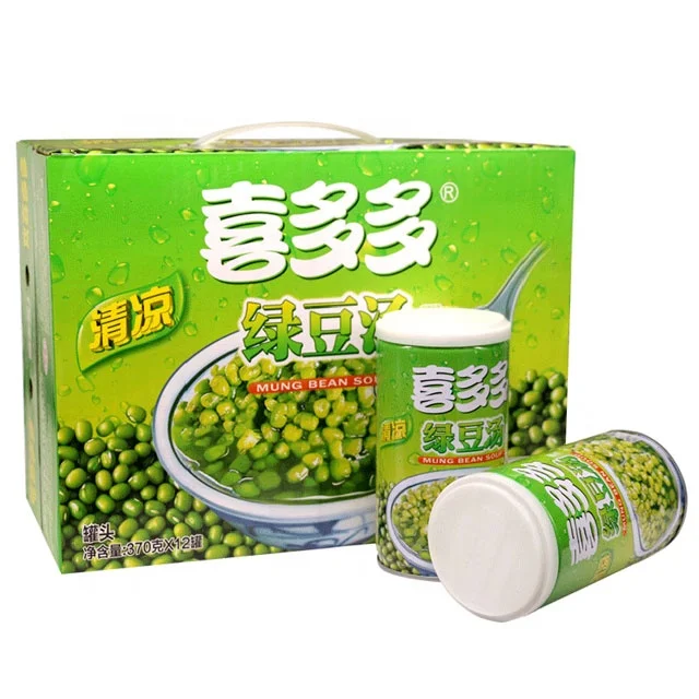 Mung Bean Delicious Box-packed 1*12 Cans Chinese Instant Bean Maker Mung Beans Soup