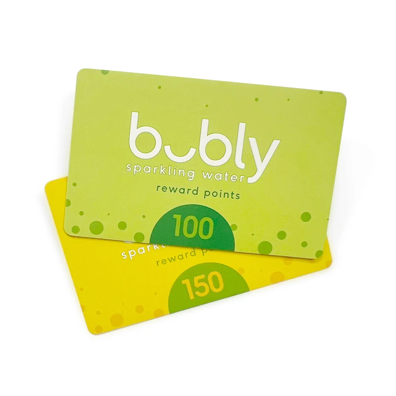 Customized barcode digital encoding PVC Plastic Business lucky gift scratch card and discount card